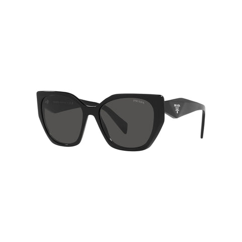 Prada Women's Pillow Frame Black Acetate Sunglasses - PR 19ZSF