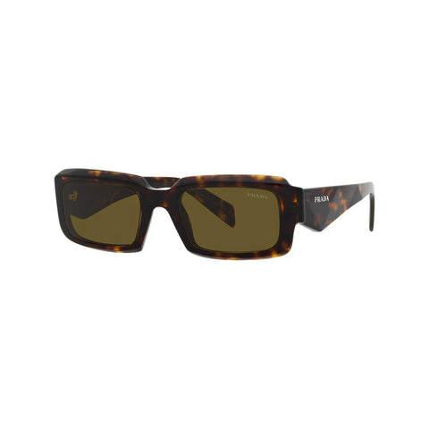 Prada Men's Irregular Frame Brown Acetate Sunglasses - PR 27ZS