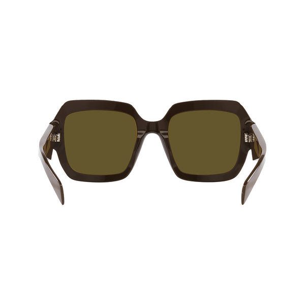 Prada Women's Pillow Frame Brown Acetate Sunglasses - PR 28ZS