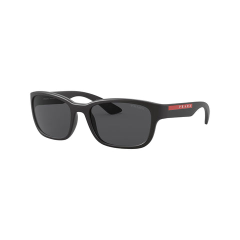 Prada Linea Rossa Men's Pillow Frame Black Nylon Sunglasses - PS 05VS