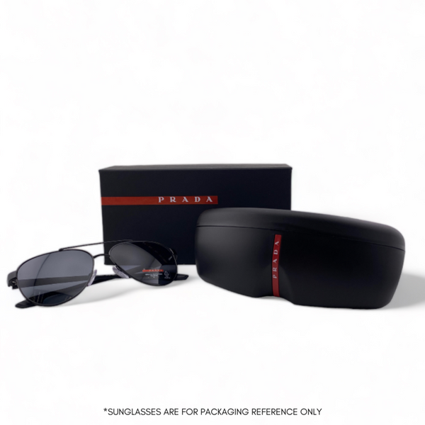 Prada Linea Rossa Men's Pillow Frame Black Nylon Sunglasses - PS 10WSF