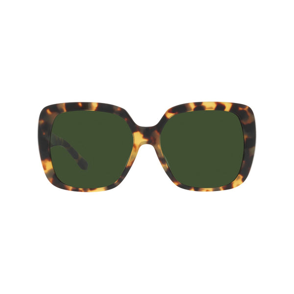 Tory Burch Women's Square Frame Brown Acetate Sunglasses - TY7112UM