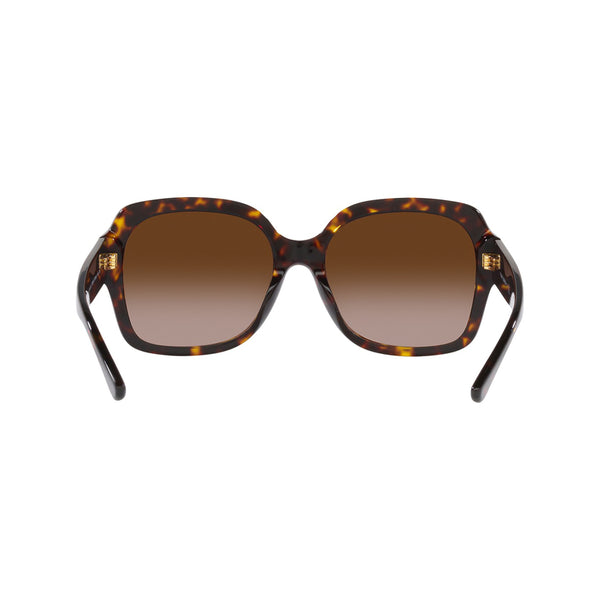Tory Burch Women's Square Frame Brown Acetate Sunglasses - TY7140UM