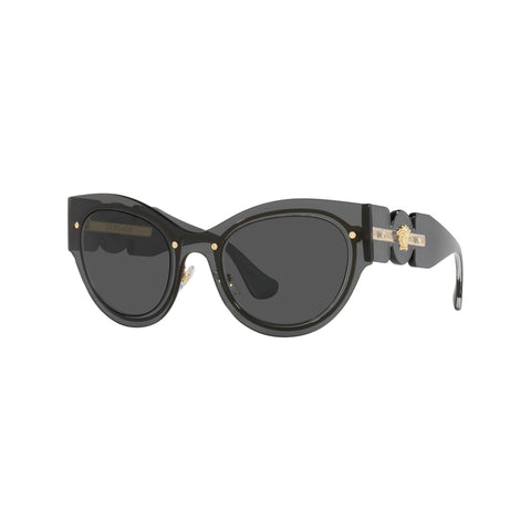 Versace Women's Cat Eye Frame Black Injected Sunglasses - VE2234