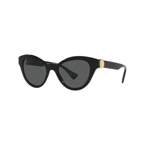 Versace Women's Butterfly Frame Black Acetate Sunglasses - VE4435
