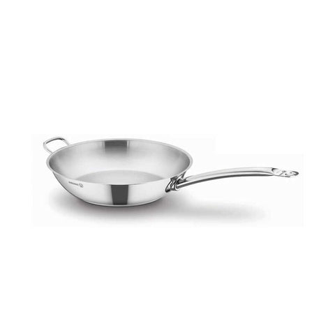 Korkmaz Proline Satin Stainless Steel Frying Pan - 36x7.5cm, Induction Compatible, Made in Turkey
