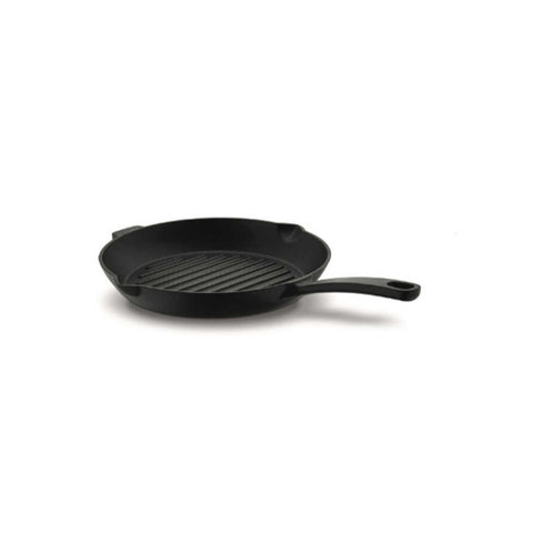 Korkmaz 28 cm Black Cast Iron Grill Pan - Made in Turkey
