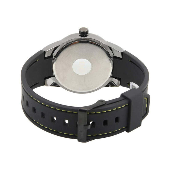 Q&Q Watch by Citizen A470J522Y Men Analog Watch with Black Rubber Strap