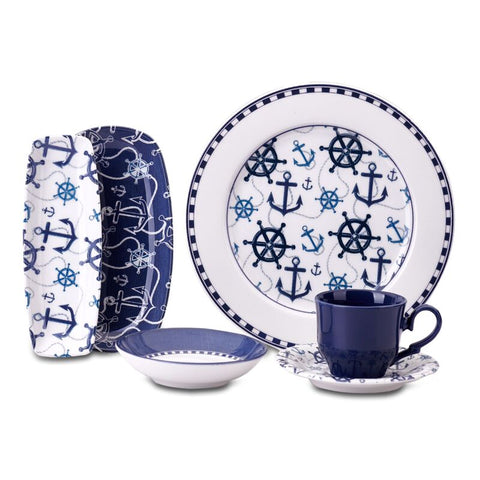 Korkmaz Natura Collection Breakfast Set - 26 Pieces, Cups and Saucers Sets, Breakfast Plates,  Made in Turkey