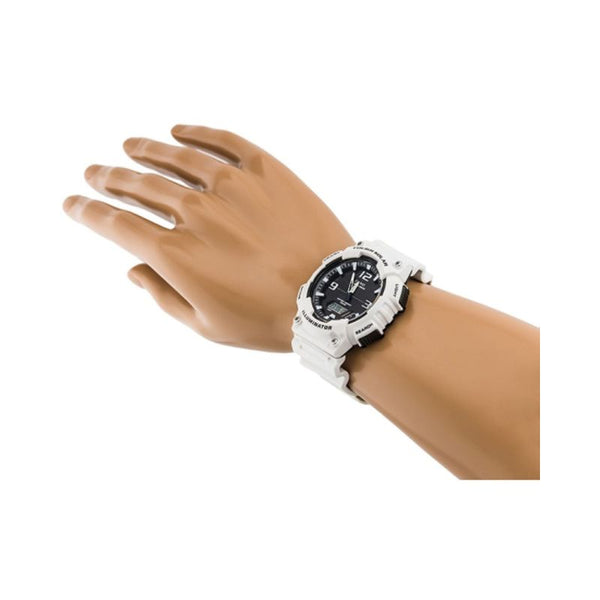 Casio Men's Analog-Digital Watch AQ-S810WC-7AV White Resin Band Tough Solar Watch