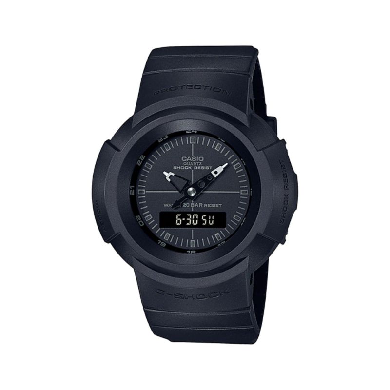Casio G-Shock Men's Analog-Digital Watch AW-500BB-1E Black Resin Band Sport Watch