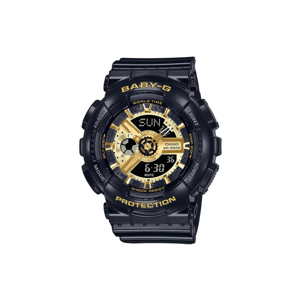 Casio Baby-G Women's Analog Digital Watch BA-110X-1A Black Resin Band Women Sports Watch