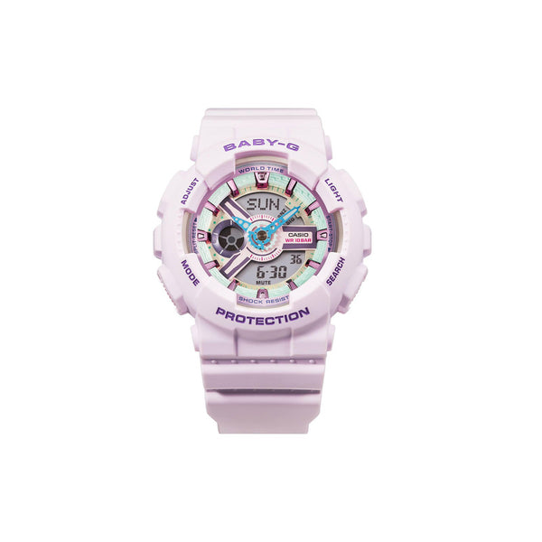 Casio Baby-G Women's Analog-Digital Sport Watch BA-110XPM-6A with Purple Resin Band