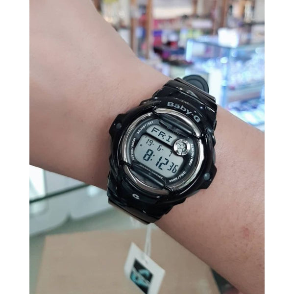 Casio Baby-G Women's Digital Watch BG-169R-1 Black Resin Band Sports Watch