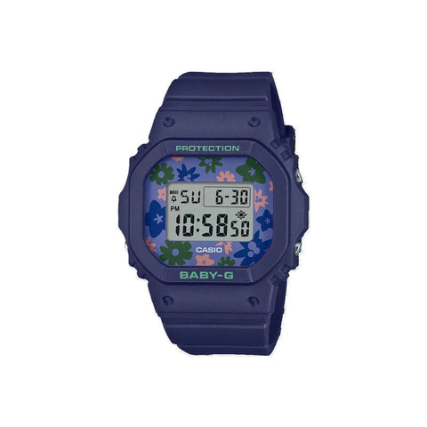 Casio Baby-G Women's Digital Sport Watch BGD-565RP-2DR Blue Resin Strap