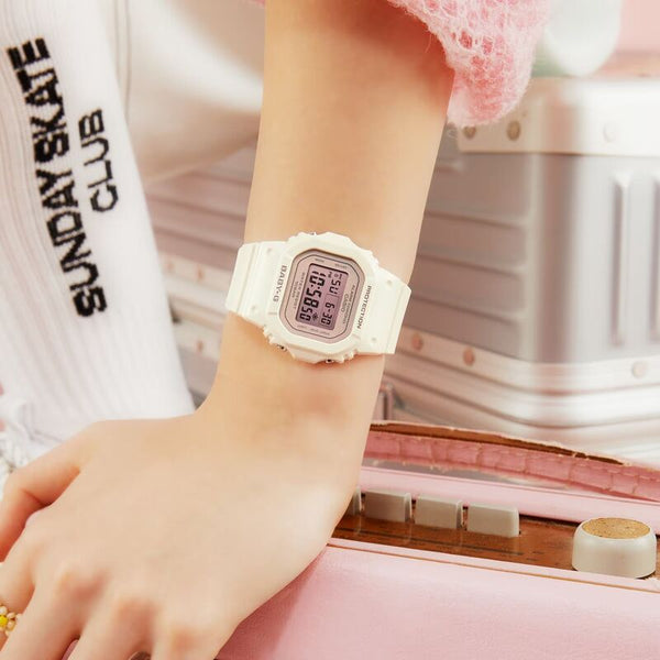 Casio Baby-G BGD-565SC-4 Women's Digital Watch with Pink Resin Band
