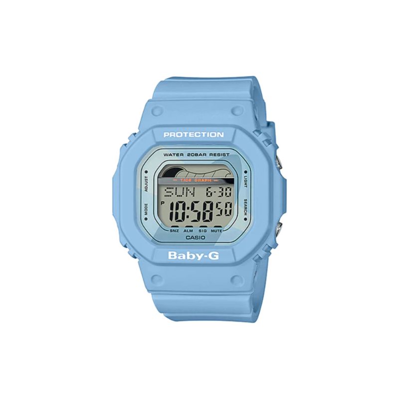 Casio Baby-G Women's Digital Watch BLX-560-2 Blue Resin Band Sports Watch