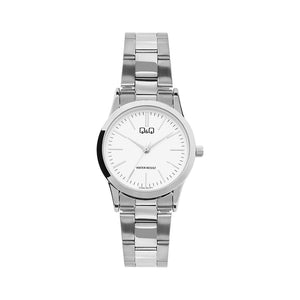 Q&Q Watch by Citizen C09A-001PY Women Analog Watch with Silver Stainless Steel Strap