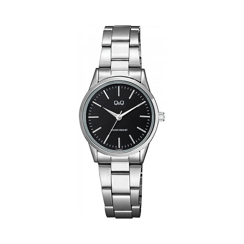 Q&Q Watch by Citizen C11A-002PY Women Analog Watch with Silver Stainless Steel Strap