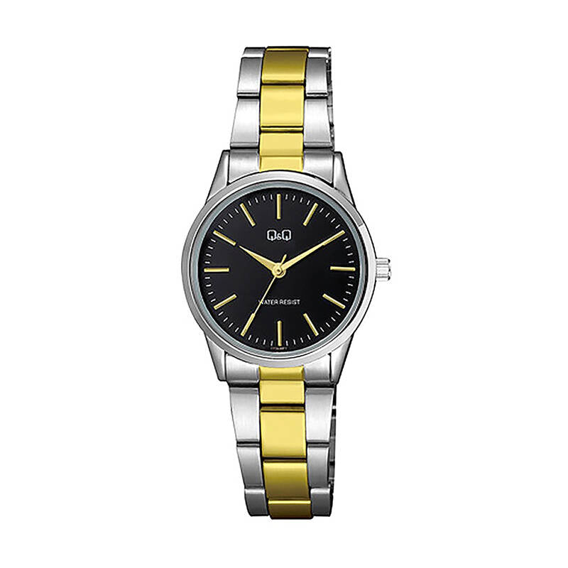 Q&Q Watch by Citizen C11A-006PY Women Analog Watch with Silver Stainless Steel Strap