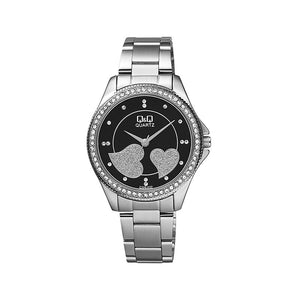 Q&Q Watch by Citizen C226J222Y Women Analog Watch with Silver Stainless Steel Strap