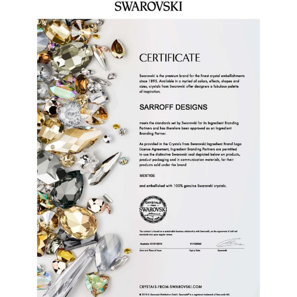 Mestige Rose Gold Alexa Earrings with Swarovski® Crystals