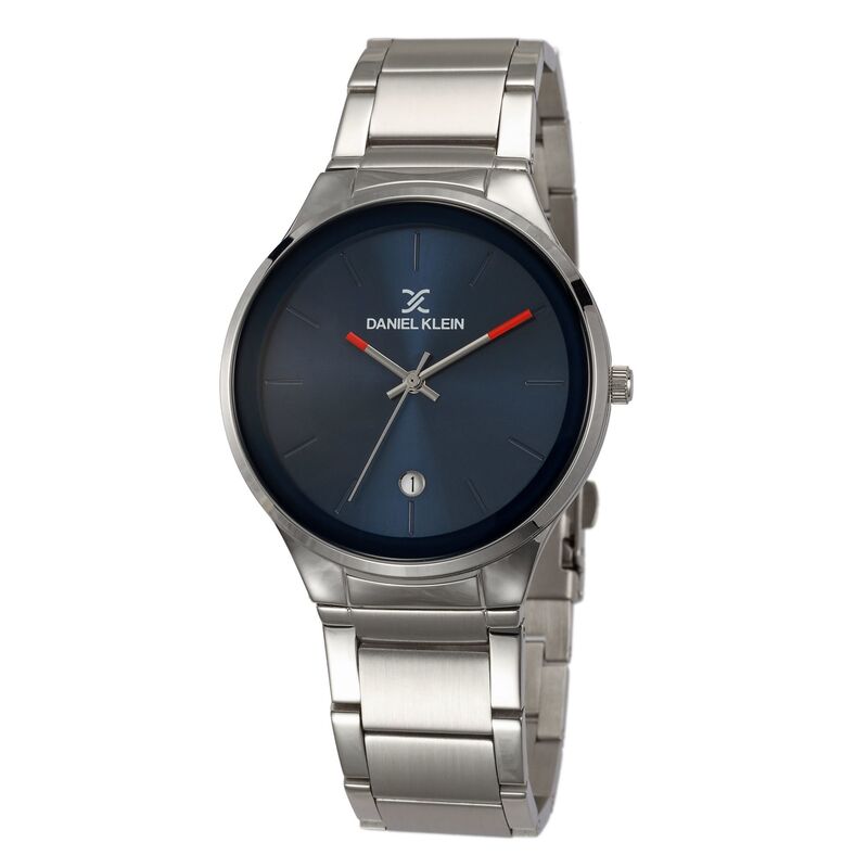 Daniel Klein Premium Men's Analog Watch DK.1.12321-2 Silver Stainless Steel Strap Watch | Watch for Men
