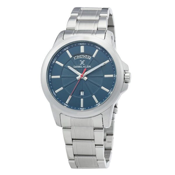 Daniel Klein Premium Men's Analog Watch DK.1.12365-2 Silver Stainless Steel Strap Watch | Watch for Men