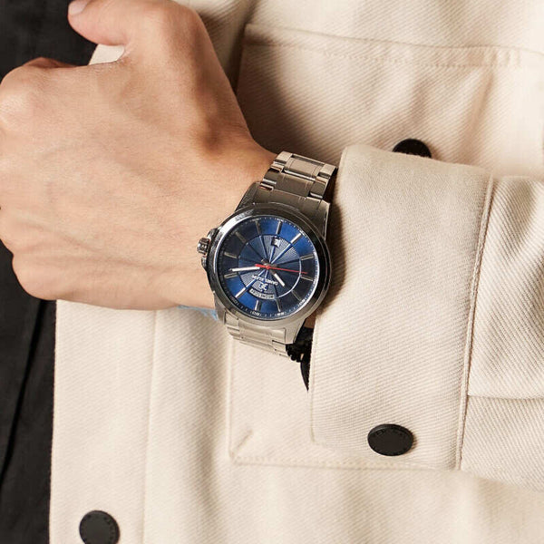 Daniel Klein Premium Men's Analog Watch DK.1.12365-2 Silver Stainless Steel Strap Watch | Watch for Men