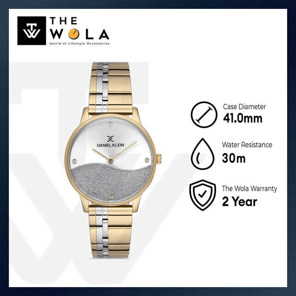 Daniel Klein Premium Women's Analog Watch DK.1.12796-4 Gold Stainless Steel Strap Watch | Watch for Ladies