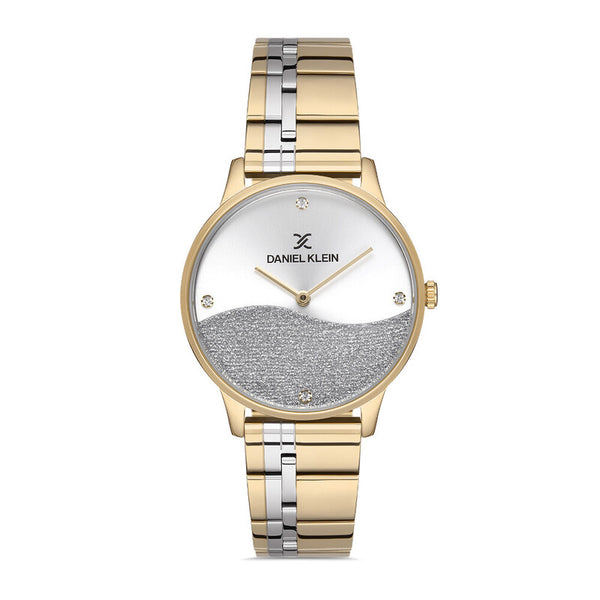 Daniel Klein Premium Women's Analog Watch DK.1.12796-4 Gold Stainless Steel Strap Watch | Watch for Ladies