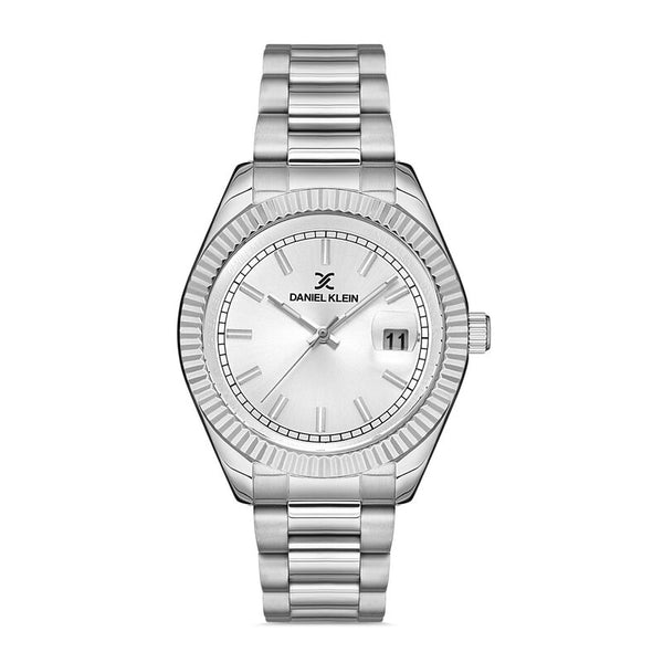 Daniel Klein Premium Men's Analog Watch DK.1.12992-2 Silver Stainless Steel Strap Watch | Watch for Men