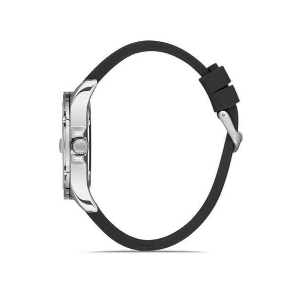Daniel Klein Premium Men's Analog Watch DK.1.13027-1 Black Silicone Strap Watch | Watch for Men