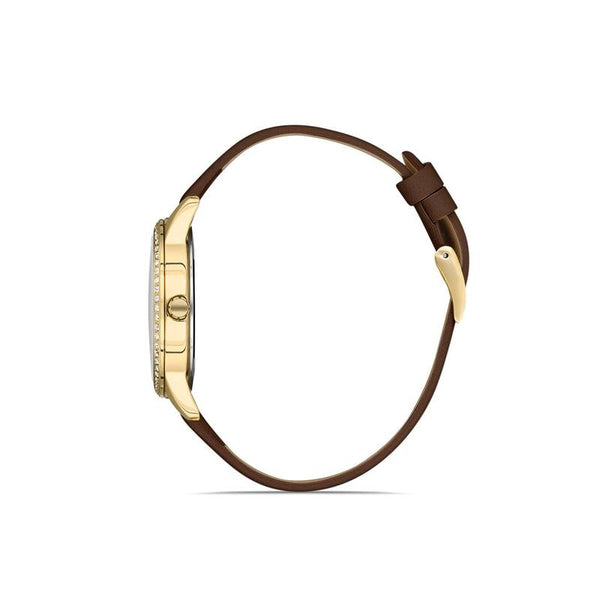 Daniel Klein Premium Women's Analog Watch DK.1.13030-2 Brown Genuine Leather Strap Watch | Watch for Ladies
