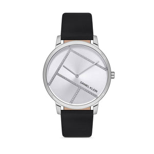 Daniel Klein Premium Women's Analog Watch DK.1.13057-1 Black Genuine Leather Strap Watch | Watch for Ladies