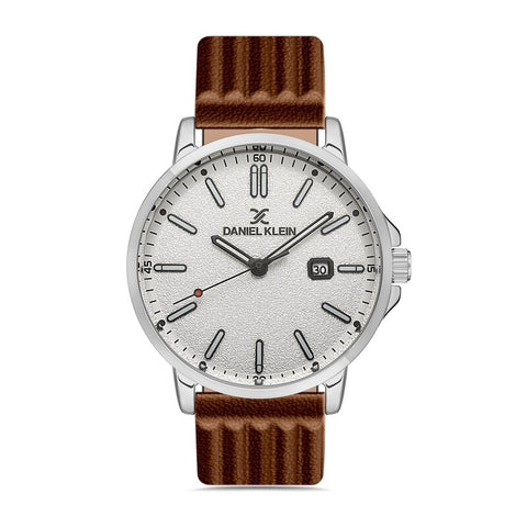 Daniel Klein Premium Men's Analog Watch DK.1.13065-5 Brown Genuine Leather Strap Watch | Watch for Men