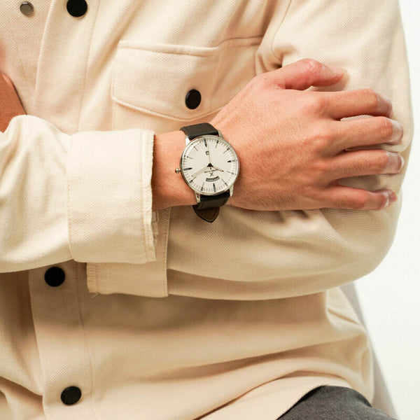 Daniel Klein Premium Men's Analog Watch DK.1.13067-1 Black Genuine Leather Strap Watch | Watch for Men
