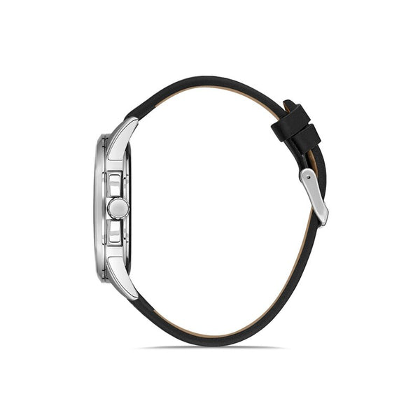 Daniel Klein Premium Men's Analog Watch DK.1.13079-1 Black Genuine Leather Strap Watch | Watch for Men
