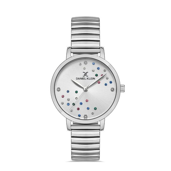 Daniel Klein Premium Women's Analog Watch DK.1.13097-1 Silver Stainless Steel Strap Watch | Watch for Ladies