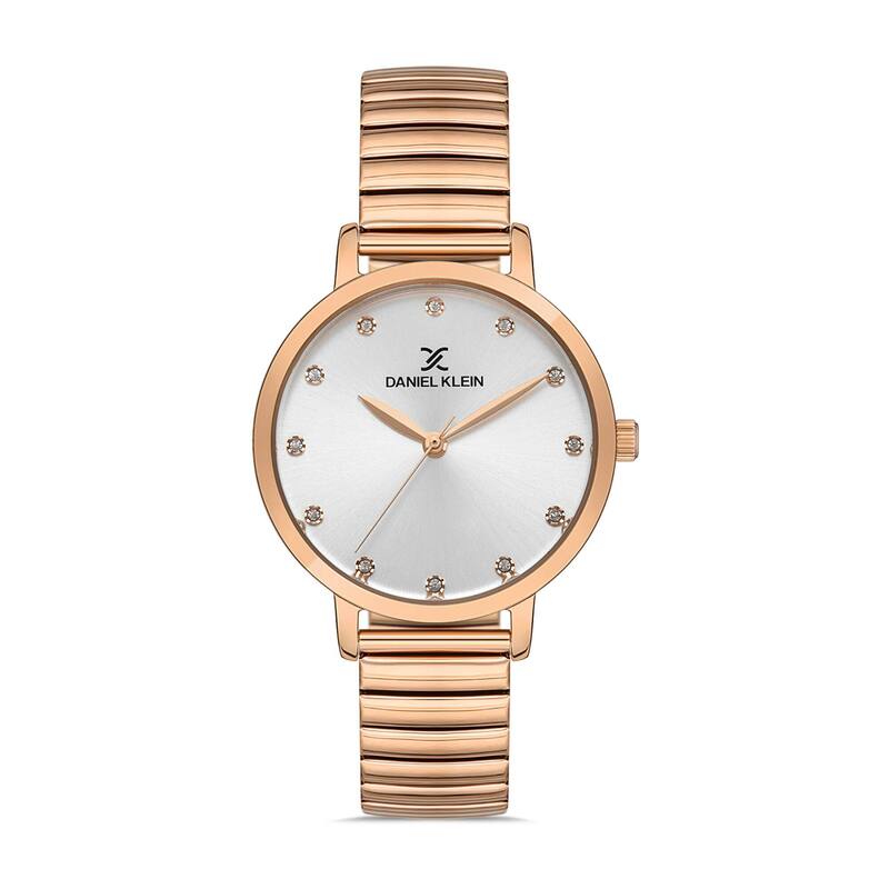 Daniel Klein Premium Women's Analog Watch DK.1.13097-3 Rose Gold Stainless Steel Strap Watch | Watch for Ladies