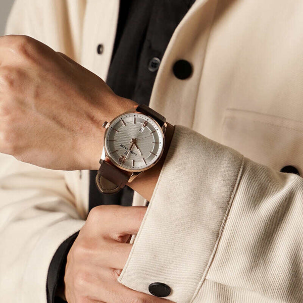 Daniel Klein Premium Men's Analog Watch DK.1.13101-2 Brown Genuine Leather Strap Watch | Watch for Men