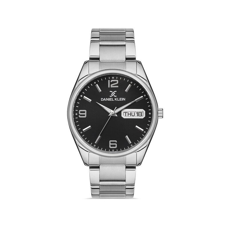 Daniel Klein Premium Men's Analog Watch DK.1.13128-5 Silver Stainless Steel Strap Watch | Watch for Men