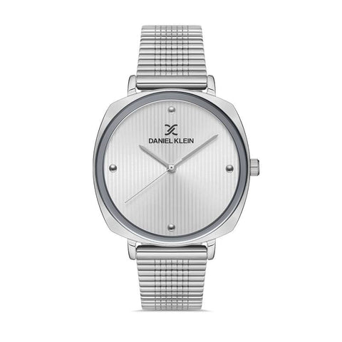 Daniel Klein Premium Women's Analog Watch DK.1.13151-1 Silver Mesh Strap Watch | Watch for Ladies