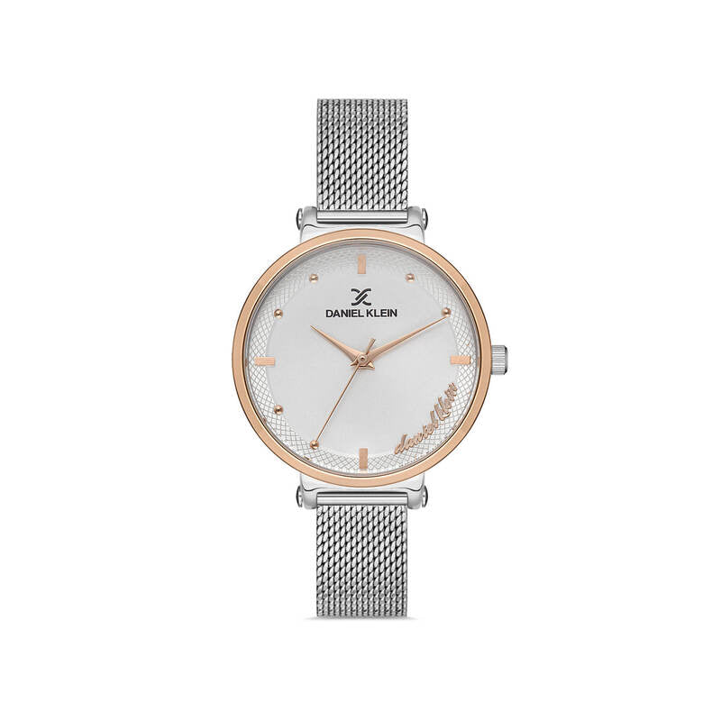 Daniel Klein Premium Women's Analog Watch DK.1.13160-3 Silver Mesh Strap Watch | Watch for Ladies