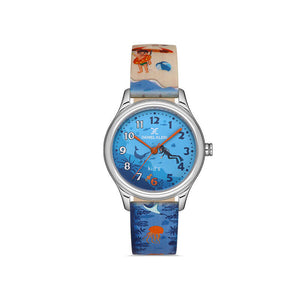 Daniel Klein Boys' Analog Watch DK.1.13182-4 Blue Silicone Strap Watch | Watch for Kids