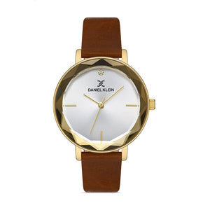Daniel Klein Premium Women's Analog Watch DK.1.13187-3 Black Genuine Leather Strap Watch | Watch for Ladies