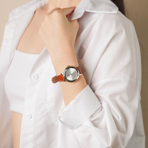 Daniel Klein Premium Women's Analog Watch DK.1.13187-3 Black Genuine Leather Strap Watch | Watch for Ladies