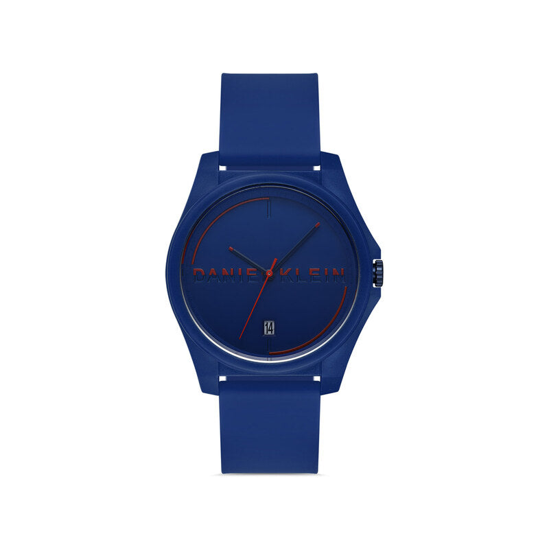 Daniel Klein DKLN Men's Analog Watch DK.1.13193-3 Blue Silicone Strap Watch | Watch for Men