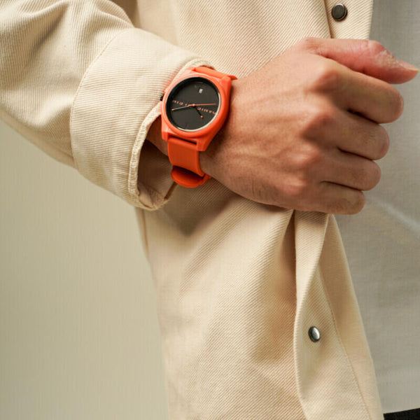Daniel Klein DKLN Men's Analog Watch DK.1.13193-4 Orange Silicone Strap Watch | Watch for Men