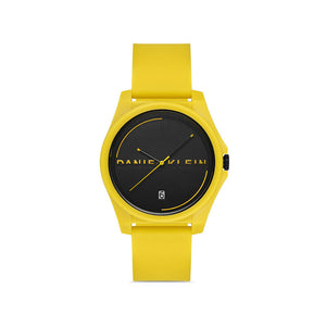 Daniel Klein DKLN Men's Analog Watch DK.1.13193-5 Yellow Silicone Strap Watch | Watch for Men